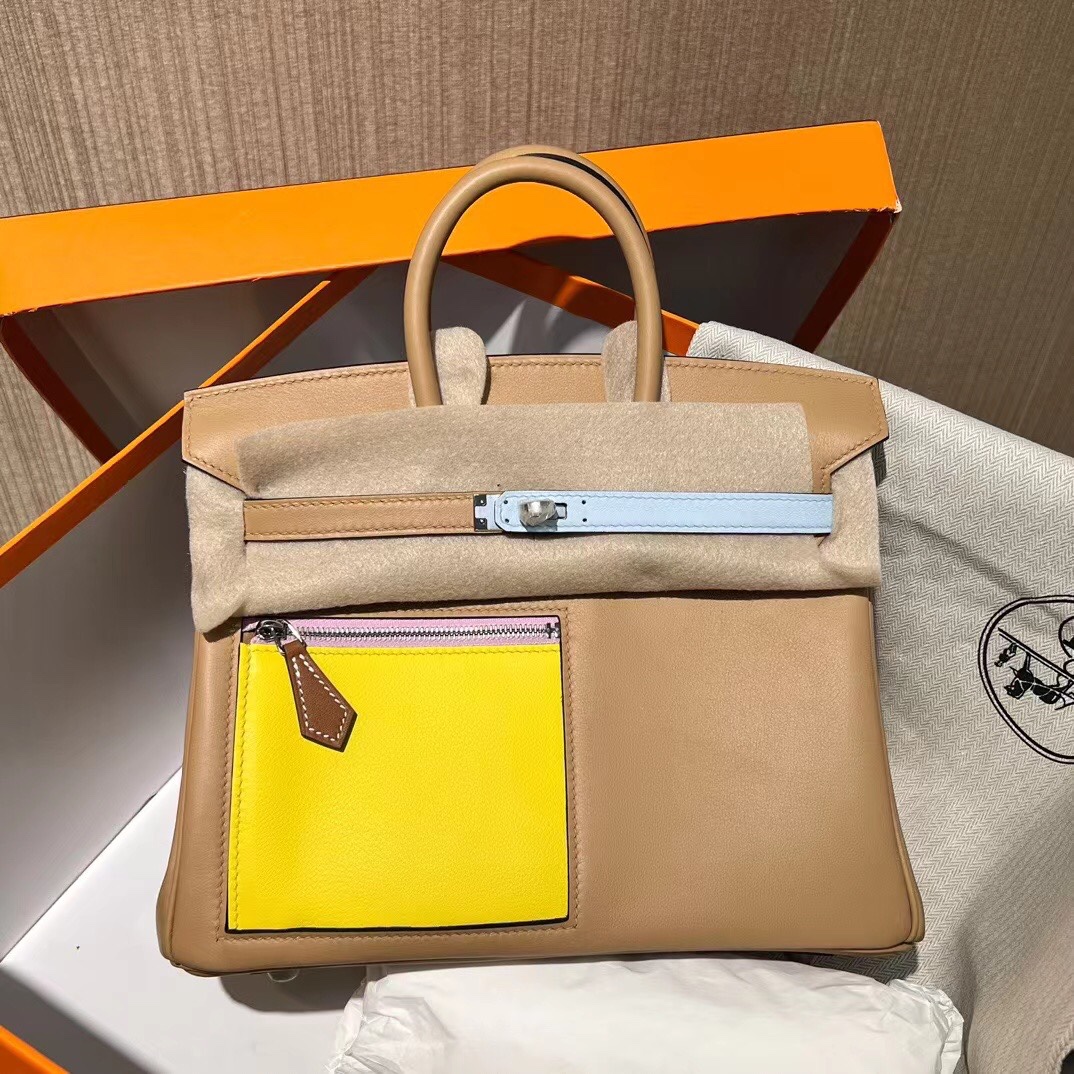 Hermes Birkin 30CM Swift Leather Handbag Brown